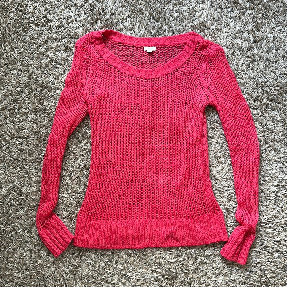 Lightweight Coral Aerie Sweater